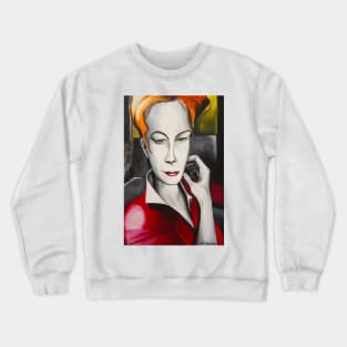 Lady in red Crewneck Sweatshirt